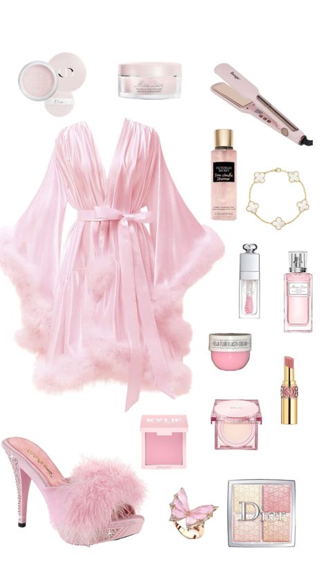 @igirlblog #myfirstshuffle #beauty #outfitinspo #victoriassecret #aesthetic #selfcare #skincare #makeup #hyperfeminine #pink #coquetteaesthetic #softpink #softgirl #girlblog #igirlblog Hyperfeminine Aesthetic, Softgirl Outfits, Fancy Robes, Aesthetic Selfcare, Soft Feminine Outfits, Rave Dress, Selfcare Skincare, Pretty Pink Princess, Pink Lifestyle