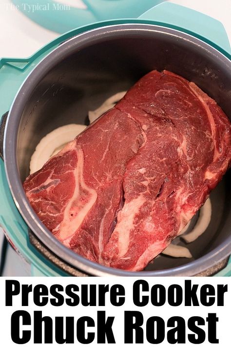 Pressure Cooker Chuck Roast, Chuck Roast Pressure Cooker, Pressure Cooker Roast, Appetizer Dinner, Chuck Roast Recipes, Easy Pressure Cooker Recipes, Pressure Cooking Recipes, Pulled Beef, Cooking A Roast