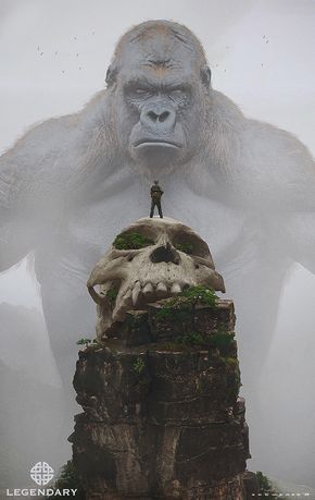 King Kong Skull Island, Kong Skull Island, King Kong Art, Kong Godzilla, King Kong Vs Godzilla, Gorillas Art, Gorilla Tattoo, Art Musical, Godzilla Wallpaper