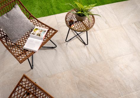 Beige Garden, Pebble Mosaic Tile, British Homes, Outdoor Tile, Porcelain Paving, Garden Tiles, Victorian Tiles, Patio Tiles, Wood Effect Tiles