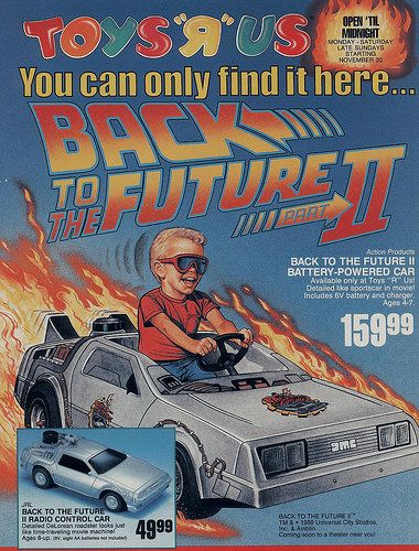 Back To The Future Movie, 80s Ads, Battery Powered Car, Christmas Advertising, The Future Movie, 타이포그래피 포스터 디자인, Retro Ads, Toys R Us, Retro Toys