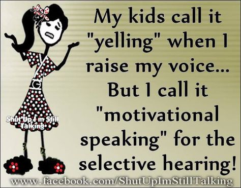 I'M NOT YELLING! Motivational Speaking, E Card, A Sign, Bones Funny, Great Quotes, Favorite Quotes, Me Quotes, Words Of Wisdom, The Voice