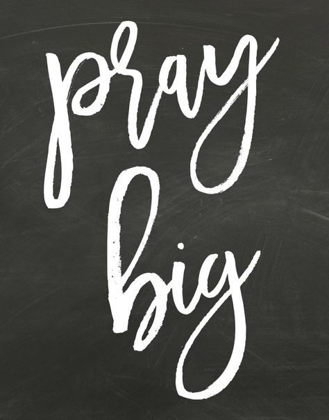 Pray Big, Printable Prayers, Chalkboard Printables, Good Quotes, Prayer Board, Prayer Quotes, Prayer Request, Bible Journaling, Christian Quotes