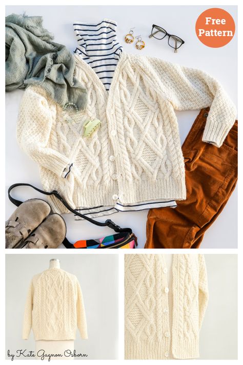 Cable Sweater Pattern Free, Cable Knit Sweater Pattern Free, Sweater Free Knitting Pattern, Cable Cardigan Knitting Patterns, Cable Sweater Pattern, Cable Knit Sweater Pattern, Kids Knitting, Kids Knitting Patterns, Knit Cardigan Pattern