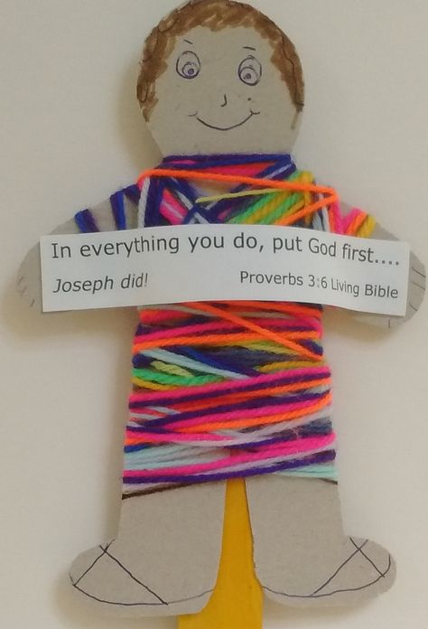 Sunday School Easter Crafts For Kids, Joseph Coat Craft, Joseph Crafts For Kids Sunday School, Children’s Church Ideas, Big Gingerbread Man, Joseph Craft, Preschool Church Crafts, Joseph Bible Crafts, Joseph Bible