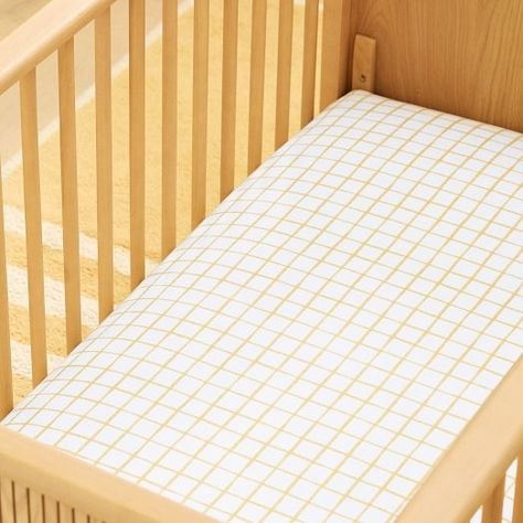 Modern Crib Bedding & Sheets | West Elm Modern Kids Room Design, Modern Crib Bedding, Modern Nursery Furniture, West Elm Bedding, Modern Kids Furniture, Crib Fitted Sheet, Modern Crib, Nursery Style, Modern Kids Room