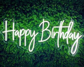 ADSNeonSignCustom - Etsy Canada Neon Signs Happy Birthday, Happy Birthday Flex Background, Neon Happy Birthday Sign, Happy Birthday Neon Light, Neon Signs Uk, Neon Led Lights, Happy Birthday Neon Sign, Neon Flex Led, Birthday Neon Sign