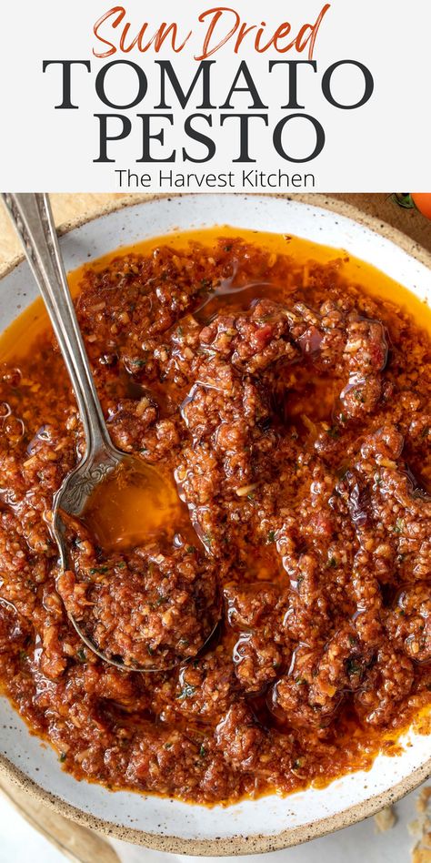 Sun Dried Tomato Paste Recipe, Sun Dried Tomato Dipping Oil, Sun Dried Tomato Paste, Sundries Tomato Recipe, Sun Dried Tomato Appetizer, Recipes With Sundried Tomatoes, Sundried Tomato Pesto Recipe, Homemade Sundried Tomatoes, Dried Tomato Pesto Recipe