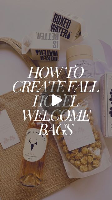 a m a n d a | wedding planning inspiration & advice on Instagram: "HOW TO MAKE THESE AFFORDABLE 👇🏼   We make hotel bags for our guests in lieu of other favors and it was a perfect way to welcome our out of town guests 🏨✈️  Some key tips in making these affordable and fitting them into your budget would be to:   📦 purchase in bulk! You get volume discounts and can also find great deals at wholesale stores and Amazon (don’t forget to drop the 🍁 in the comments for my shoppable Amazon list)   🍎 Stay seasonal - apples are in season during the fall time so including these is a great way to stay on theme and keep it affordable!   🕯️ Choose only 1-2 fancier items like a candle or fuzzy socks, the entire bag does not need to have expensive items! You can also get candles in larger packs as Wedding Out Of Town Guests Bags Hotels, Hotel Welcome Bags Wedding Goodies, Snacks For Wedding, Wedding Hotel Bags, Hotel Welcome Bags, Amazon List, Expensive Items, Wedding Hotel, Box Water