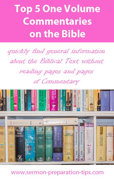 Top 5 One-Volume Commentaries on the Bible are usually for preachers who do not… Law Of Attraction, Sermon Preparation, Bible Commentary, Biblical Studies, Christian Resources, Emotional Intelligence, The Bible, To Read, The Top