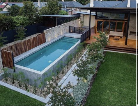 Pools Design, Small Backyard Pool, Kleiner Pool Design, Backyard Pool Design, Moderne Pools, Container Pool, Small Swimming Pools, Pool Care, Small Pool Design