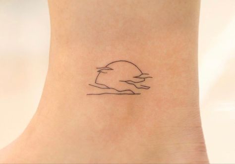 Clouds And Sun Rays Tattoo, Sun And Cloud Tattoo, Minimalist Cloud Tattoo, Sun And Clouds Tattoo, Sun Rays Tattoo, Sky Tattoos, Ray Tattoo, Minimal Tattoos, Small Girly Tattoos