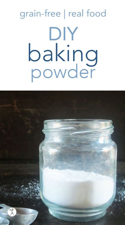 DIY Baking Powder :: paleo, corn-free, aluminum-free Make Baking Powder, Baking Powder For Cleaning, Starch Recipes, Homemade Baking Powder, Baking Powder Recipe, Natural Odor Remover, Keto Condiments, Diy Shampoo Recipe, Baking Soda Health