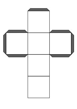 Patron de cube. Source : http://data.abuledu.org/URI/540324dd-patron-de-cube Patron Cube, Canadian Animals, Kaiju Paradise, Cube Pattern, Geometry, The Creator, Quick Saves