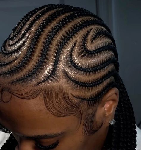 Braided Hairstyles For Black Women Scalp Braids, Medium Cornrows Braids, Trending Cornrows, Straight Back Hairstyles, Latest Hair Braids, Cornrows Natural Hair, Cornrows Braids For Black Women, Short Box Braids Hairstyles, Twisted Hair