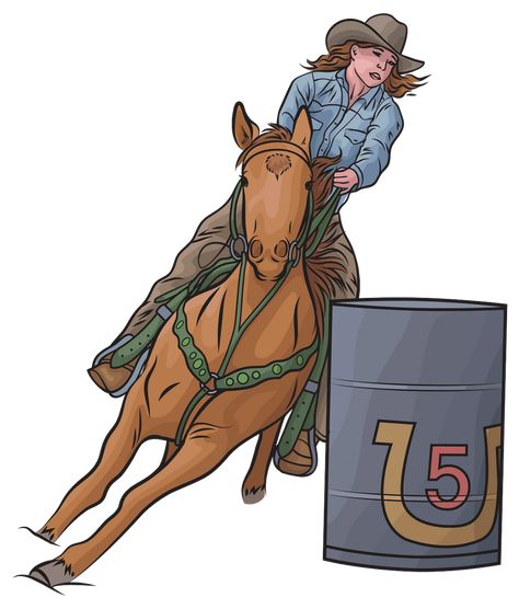 Horse Barrel Racing clipart. Free download. | Creazilla Racing Clipart, Horse Barrel Racing, Western Aesthetic Wallpaper, Racing Tattoos, Horse Show Clothes, Barrel Racing Horses, Free Horses, Western Wallpaper, Horse Wallpaper