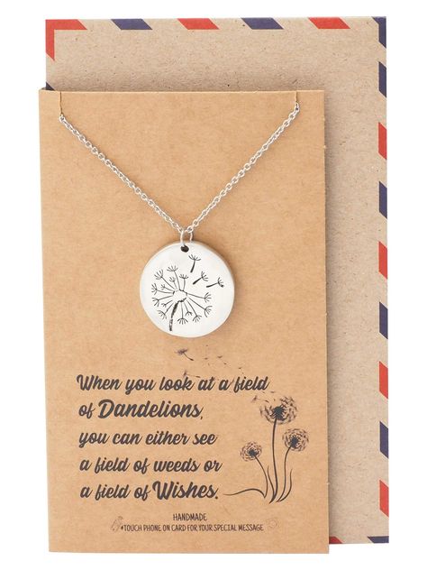 Minimalist Dandelion, A Field Of Dandelions, Field Of Dandelions, Blowing Dandelion, Dandelion Necklace, Heartbeat Necklace, Sister Jewelry, Daughter Jewelry, Inspirational Jewelry