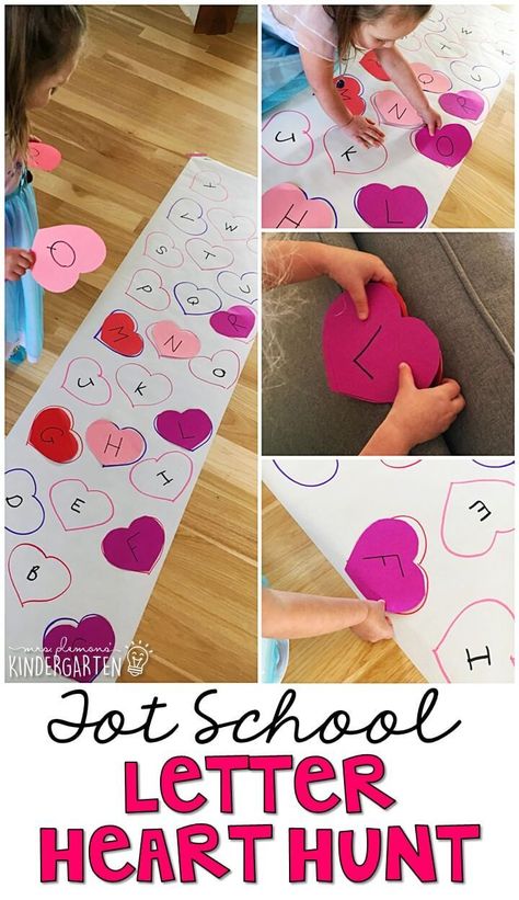 H Is For Heart, Preschool Valentines Activities, Preschool Valentine Crafts, School Valentines, February Crafts, Valentine's Day Crafts For Kids, Preschool Valentines, Valentine Activities, Valentine Crafts For Kids