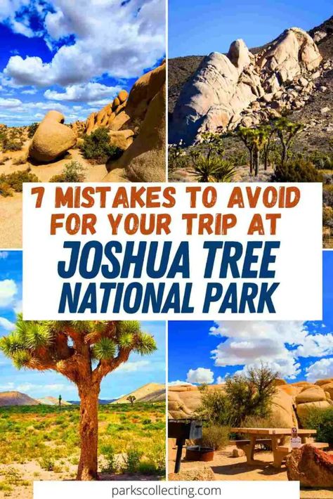 Get ready for a fun-filled adventure in Joshua Tree National Park without any major mishaps! Avoid these 7 common mistakes to enjoy your trip to the fullest. Joshua Tree National Park day trip | Joshua Tree National Park camping | California travel | #joshuatreenationalpark #usatravel #california Pappy And Harriets Joshua Tree, Things To Do In Joshua Tree California, Joshua Tree Road Trip, Best Hikes In Joshua Tree National Park, Joshua Tree Itinerary, Camping Joshua Tree National Park, Joshua Tree Camping, Camping California, Tree Camping