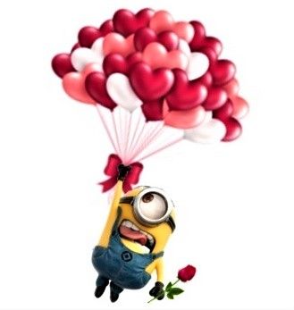 A Minion, Minion, Happy Valentine, Valentines Day, Valentines, Minions, Valentine's Day