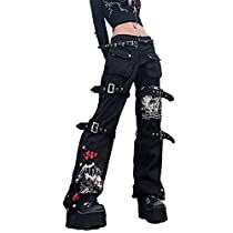 Patchwork, Emo Jeans, Goth Pants, Y2k Cargo Pants, Low Waist Pants, Gothic Pants, Alt Clothes, Y2k Pants, Baggy Sweatpants