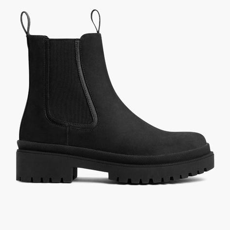 Thursday Boots Women, Stylish Winter Boots, Thursday Boots, Platform Chelsea Boots, Girls Diary, Boot Companies, Black Platform Boots, Slip On Boots, Winter Boots Women