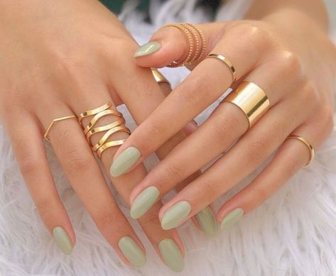 Bridesmaid Nails, Black Almond Nails, Mint Green Nails, Mani Pedi Ideas, Holiday Nails Winter, Pedi Ideas, Holiday Nails Christmas, Pointy Nails, 2024 Nails