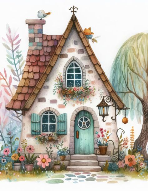 This Clip Art & Image Files item by EscapeJournals has 127 favorites from Etsy shoppers. Ships from United States. Listed on Jul 24, 2024 Cute Cottage Drawing, House Drawing Watercolor, Watercolor Village, Cottage Drawing, Cottage Illustration, Whimsical Houses, Cottage Images, Whimsical Cottage, Watercolor House Painting