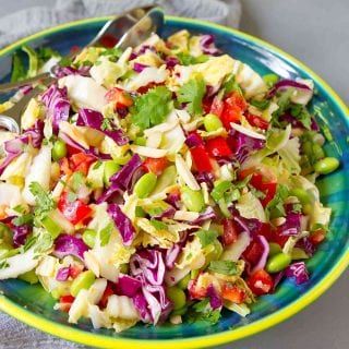 Vegetarian Recipes Archives - Cookin Canuck - Meatless Meals Coleslaw Healthy, Vibrant Salad, Dried Raisins, Healthy Coleslaw, Red Carrot, Make Ahead Salads, Shredded Cabbage, Satisfying Salads, Asian Slaw