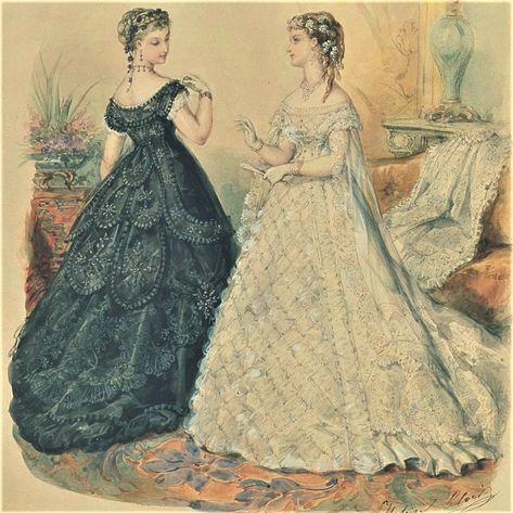 19th Century Fashion Plates, 1868 Fashion Plate, 1830s Fashion Plate, 1868 Fashion, Victorian Fashion Plates, 1800 Fashion, 1860s Dresses, 1820s Fashion, 1860s Fashion