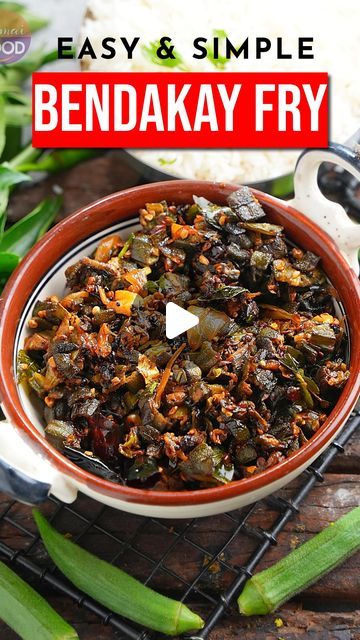 Bendakaya Recipes, Bhindi Fry Recipe, Bhindi Fry, Chana Dal, Crushed Garlic, Recipe Ingredients, Curry Leaves, Green Chilies, Chili Powder