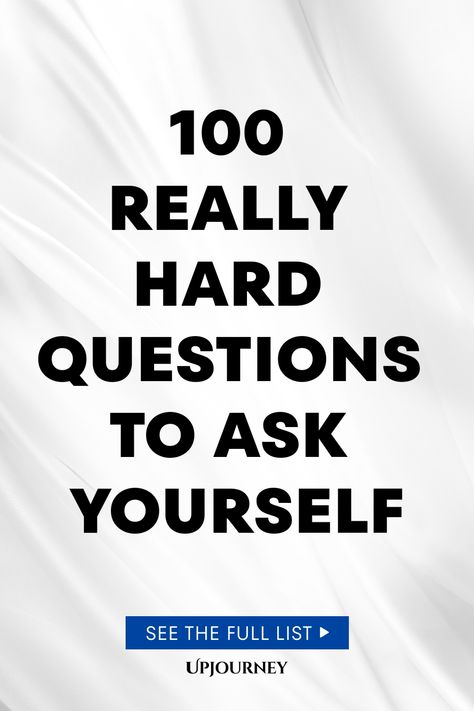 100 Really Hard Questions to Ask Yourself Spiritual Questions To Ask People, Deep Questions To Ask Yourself, Questions For Yourself, Hard Questions To Ask, Questions To Ask People, Thought Provoking Questions, 100 Questions To Ask, Work Etiquette, Spiritual Questions