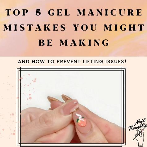 Gel manicures are tough. And I think a lot of people are finding this to be true especially after their at home DIY manicures during all of these shut downs. SO, I (a nail tech) wrote this quick blog on some of the top 5 mistakes you might be making that could be causing your gel manicures to not live their life to the fullest! Tap through to read! Gel Nail Products, Manicure Tutorials, Gel Manicure At Home, Nail Problems, Gel Manicures, Hard Gel Nails, Gel Colors, Weak Nails, Gel Nails At Home