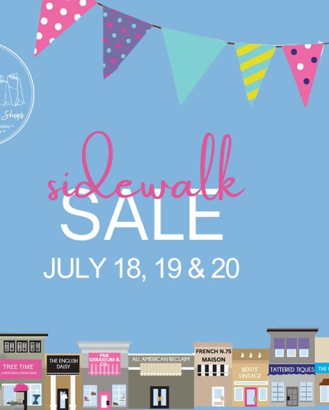 Sidewalk Sale Days! 🛍️ We are cleaning out the back, which means lots of rustic, vintage goodies need new homes! We will be adding more everyday. Come take a peek and give our neighbors a visit too! . . . #sidewalksale #saledays #vintagegoodness #rusticcharm #tatteredtiques Sidewalk Sale, July 18th, Geraniums, Rustic Charm, The Back, Take A, New Homes, Daisy, Christmas