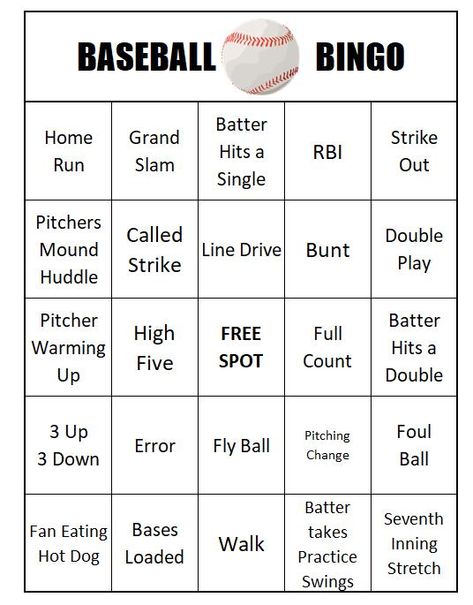 Baseball Playoffs Party Games – Baseball BINGO – Team Colors By Carrie Baseball Day At School, Baseball Bingo Free Printable, Softball Themed Birthday Party Games, Baseball Activities Elementary, Baseball Team Building Activities, Baseball Themed Activities, Baseball Games For Party, Baseball Party Games Activities, Baseball Activities For Kids