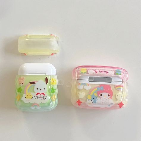 Hello Kitty Headphones, Cute Headphones, Everyday Accessories, Apple Airpods, Airpod Case, Earphone Case, Sanrio Characters, Airpods Pro, Samsung Cases