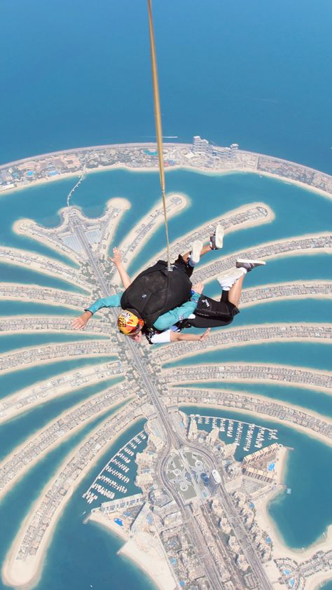 Skydiving In Dubai, Dubai The Palm, What To Wear In Dubai, Scuba Diving Suit, Dubai Attractions, The Desire Map, Dubai Vacation, Dubai Aesthetic, Dubai Lifestyle