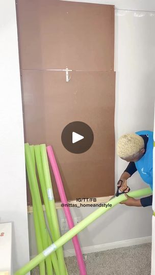 Pool Noodle Wall, Chill Hip Hop, Painting Baseboards, Pool Noodle Crafts, Lofi Chill, Pool Noodle, Diy Pool, Pool Noodles, Adult Crafts