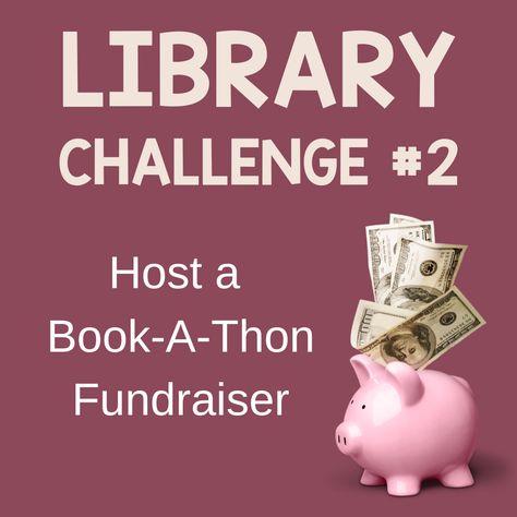 Book-A-Thon Fundraisers are a fun way to celebrate World Book Day, Book Week, Literacy Month, Read Across America, and other literacy events. Library Fundraiser, Kindergarten Pictures, Audio Books For Kids, Tracking Reading, Free Kids Books, Library Events, Read Across America, Long Books, Kindergarten Books