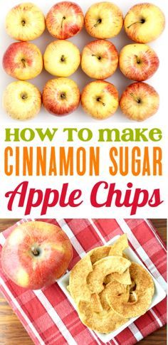 Dehydrator Recipes Fruit, Cinnamon Apple Chips Baked, Apple Chips Recipe, Cinnamon Recipe, Healthy Snack Recipe, Dehydrated Apples, Cinnamon Apple Chips, Apple Recipes Healthy, Apple Chips Baked