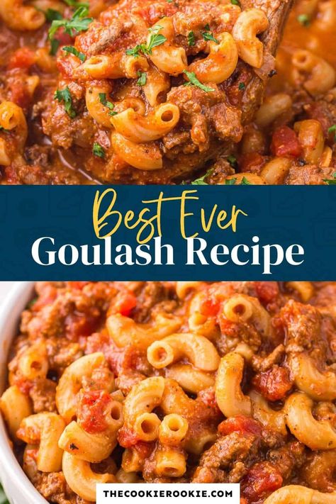 American Goulash Recipes Spend With Pennies, Beef Goulash Recipes Slow Cooker, Sweet Goulash Recipes, Golashes Recipes Easy, Goulash Recipes Hungarian, Hungarian Goulash Recipes Authentic, Goulash Recipes Stove Top, Goulash Recipes Crockpot, Authentic Goulash