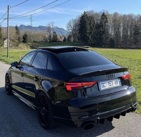 Audi A3 Modified, Audi Rs3 Sedan, Audi A3 2016, Audi A3 Sedan, Rich Cars, Black Audi, Bmw Scrambler, Audi S6, Audi S3