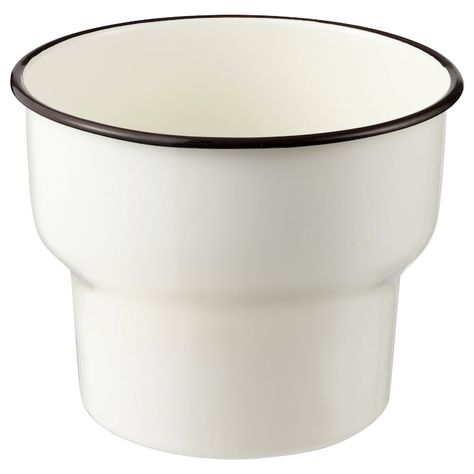 CITRONSYRA plant pot indoor/outdoor/white 5 ½ " 6 ¾ " 6 " 6 ¼ " Ikea Socker, Plant Pot Indoor, Ikea Alex, Floral Bedroom, Organic Vegetable Garden, Ikea Family, Indoor Plant Pots, Luz Natural, Kitchen Window