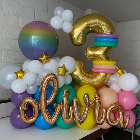 Party Blitz Balloon Decorations | Number, Letter and Logo Designs | Simi Valley Southern California | Party Blitz Balloon Bouquet Diy, Balloon Display, Balloon Crafts, Diy Balloon Decorations, Balloon Arrangements, Rainbow Balloons, Birthday Balloon Decorations, Diy Birthday Decorations, Simi Valley