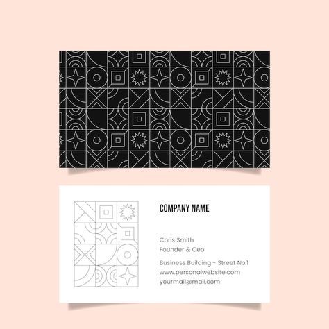 Geometric Business Card, Cnc Partition, Luxury Card Design, Business Card Icons, Gold Foil Business Cards, Elegant Business Cards Design, Feature Wall Design, Foil Business Cards, Free Business Card Templates