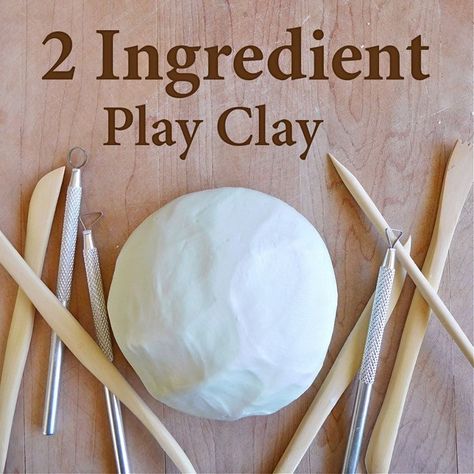 Cornstarch Clay, Modeling Clay Recipe, Diy Fimo, Toddler Craft, Homemade Clay, Diy Air Dry Clay, Bug Crafts, How To Make Clay, Play Clay