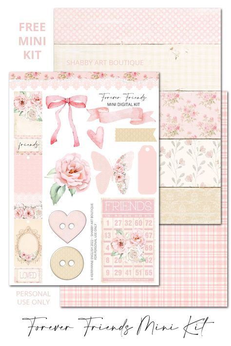 Organisation, Scrapbook Paper Projects, Birthday Gift Tags Printable, Free Digital Scrapbooking Kits, Valentine Card Crafts, Shabby Art Boutique, Scrapbook Design Layout, Scrapbooking Freebies, Free Vintage Printables