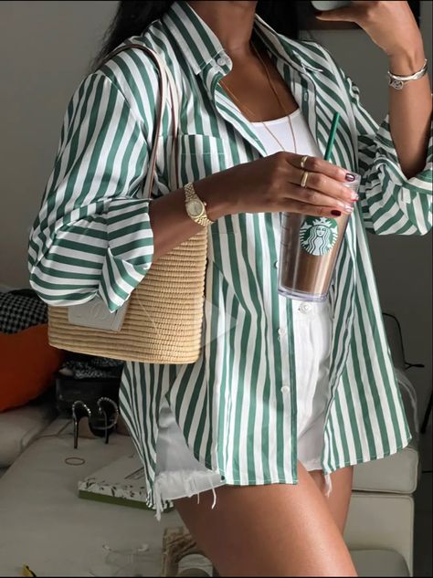 summer outfit Bbq Womens Outfit, Beach Outing Outfit, Casual Outfits For Errands, El Salvador Travel Outfits, Women’s Brunch Outfit, Baecation Outfits Black Women, Outing Outfits Casual Summer, Classy Outfits For Women Casual Chic Street Style, Cute Beach Outfits Black Women