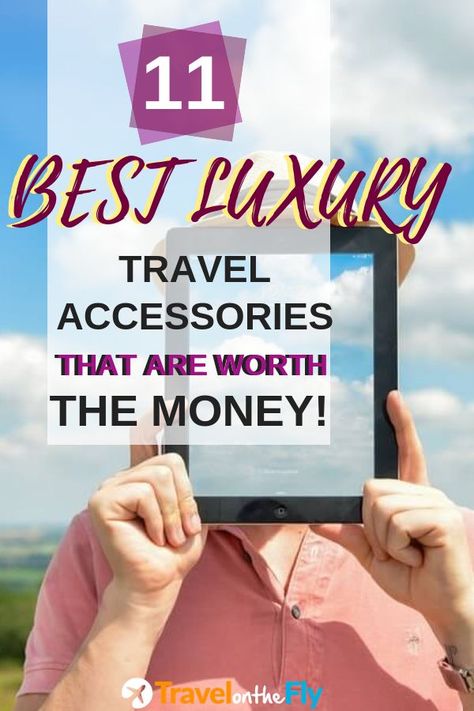 Lets face it. Not all travelers want to use the mediocre travel gear that just doesn't make the grade and last. Depending on the item, some travel gear just isn't worth the money. In this article, I will show you 11 great luxury travel gadgets and accessories that are worth the money! #travelgear #travelaccessories #travelgadgets #luxurytravelgear Best Travel Gadgets, Luxury Travel Accessories, Travel Cheap, Travel Tools, Travel Gadgets, Travel Tech, Travel Itinerary Template, Texas Travel, Sustainable Travel