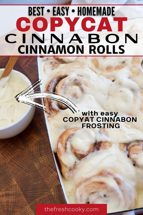 Patisserie, Cinnabon Frosting, Cinnamon Rolls Cinnabon, Cinnamon Recipe, Gooey Cinnamon Rolls, Fluffy Cream Cheese Frosting, Clone Recipe, Cinnabon Cinnamon Rolls, Soft Bread